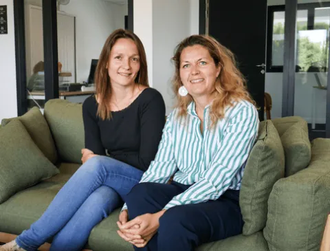 Nelly Drillaud et Angélique Rouzière